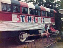 Stompin' 76 Festiavl spectator bus